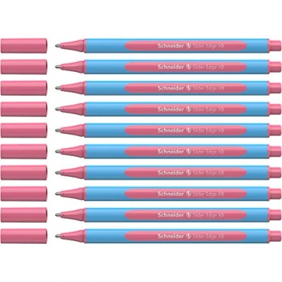 Afbeelding van Schneider balpen Slider Edge pastel XB flamingo 10 stuks S 152222