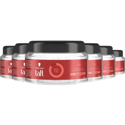 Afbeelding van Schwarzkopf Taft V12 Power Gel voordeelverpakking 6 x 250 ml