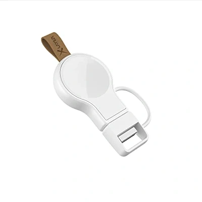 Afbeelding van XLayer mobiele oplader voor Apple Watch 2.5W USB Dongle Vakantielader wit