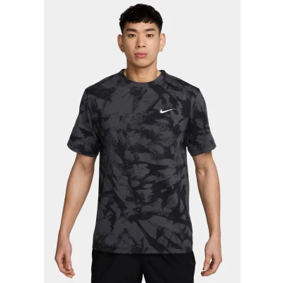 Afbeelding van Nike Performance Hyverse PRIN Sport Tshirt, Heren, Maat: Medium, Anthracite/white