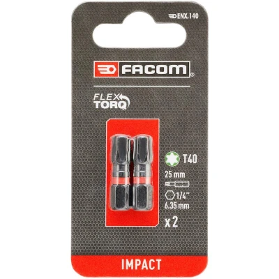 Afbeelding van Facom T40 25Mm 2Pk Impact Flextorq ENX.140