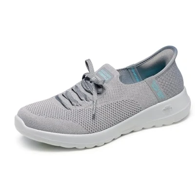 Afbeelding van Skechers GO WALK Instappers, Dames, Maat: 38, Gray Textiel
