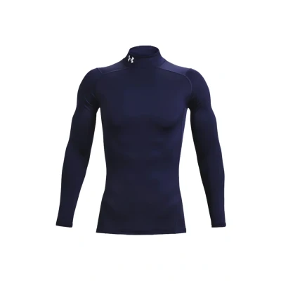 Afbeelding van Under Armour UA CG COMP MOCK COLD GEAR Longsleeve, Heren, Maat: Small, Blau