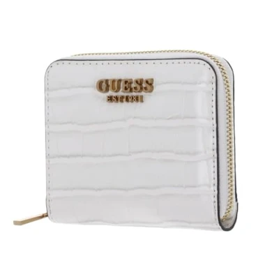 Afbeelding van GUESS Portemonnee Laurel SLG Small Zip Around Wallet Stone Crème