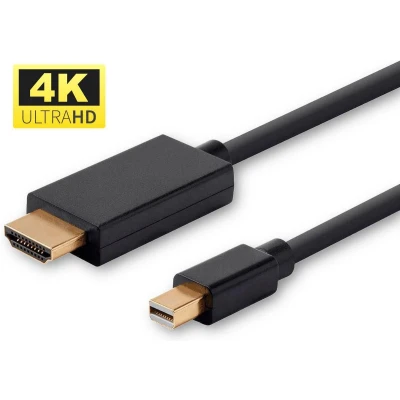 Afbeelding van Microconnect MDPHDMI1B 4K video kabel adapter 1 m Mini DisplayPort HDMI Type A (Standaard) Zwart