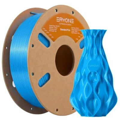 Afbeelding van Eryone PLA filament, 1,75 mm, voor 3D printer, 0,03 1 kg per spoel, blauw