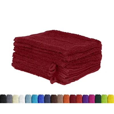 Afbeelding van set van 10 washandjes, in vele kleuren, 100% katoen, 10x washandje, 15 x 21 cm
