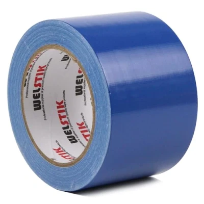 Afbeelding van WELSTIK Professionele Grade Duct Tape, Waterdichte Doek Stof,Gekleurde Gaffer Tape voor Reparaties, DIY, Ambachten, Indoor Outdoor Gebruik,75mm X 41M, 7,5 Mil Dik, Blauw