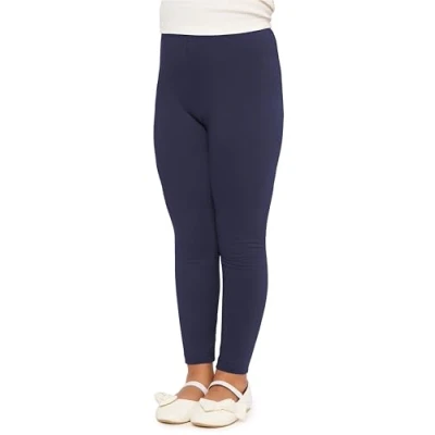 Afbeelding van Merry Style MS MS10 225 LE new Meisjes Leggings Sport Vrijetijdsbroek Lang Katoen Sportbroek Marineblauw 128