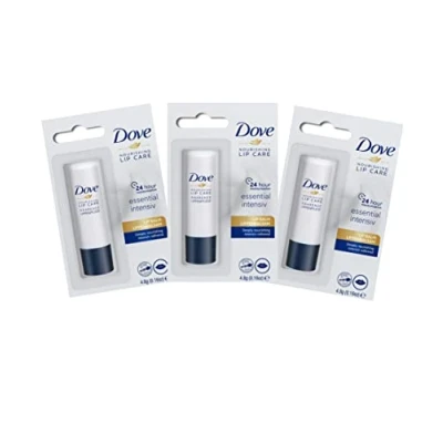 Afbeelding van Lippenbalsem Stick Dove Nourishing Lipcare 4,8 g Essential Intensief Burrocacao 3 pack