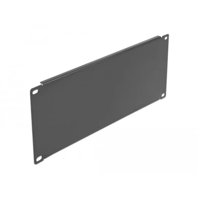 Afbeelding van Delock 19″ netwerkkast blind deksel 3 U zwart