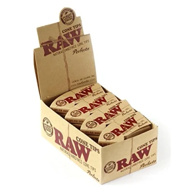 Afbeelding van RAW 18437 Cone Shaped Tips Perfecto 75 mm x 26 24 boekjes à 32 vel, papier
