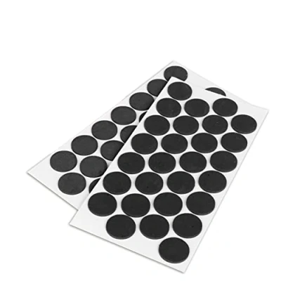 Afbeelding van LouMaxx Anti slip pads zelfklevend 56 x antislip meubelstopper zwart, rond 28 mm met extra sterke grip