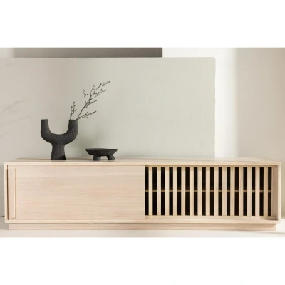 Afbeelding van Svea Zimo TV meubel 180 cm naturel Hout