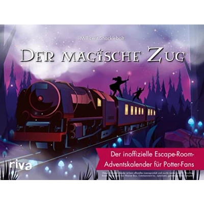 Afbeelding van Der Magische Zug: inoffizielle Escape Room Adventskalender für Potter Fans. Perfektes Geschenk Harry und Rätsel Seiten zum Auftrennen. Ab 12 J.