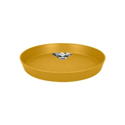 Afbeelding van Elho Loft Urban Schotel Rond 30 voor Buitenaccessoires Ø 30.2 x H 4.1 cm Honinggeel