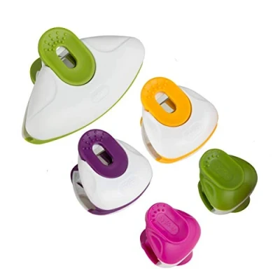 Afbeelding van Zyliss E990032 Clip All Zak Klemmen, Kunststof, Veelkleurig, Multifunctionele Tasclips, Meerdere Maten, Vaatwasserbestendig, 5 Jaar Garantie