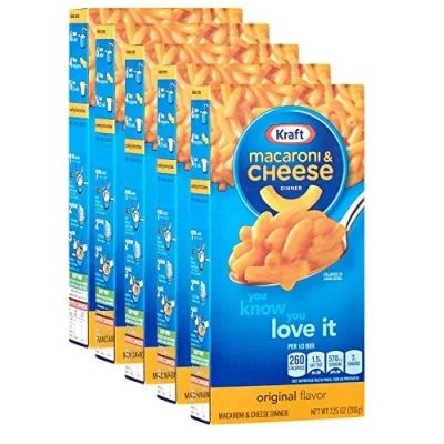 Afbeelding van 5 x Kraft Macaroni Mac en kaas 7,25oz / 206g