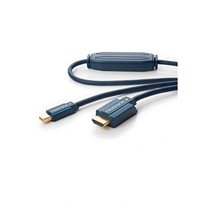 Afbeelding van Clicktronic Casual Mini DisplayPort/HDMI Adapterkabel High Speed Adapter van DisplayPort naar HDMI, 3m