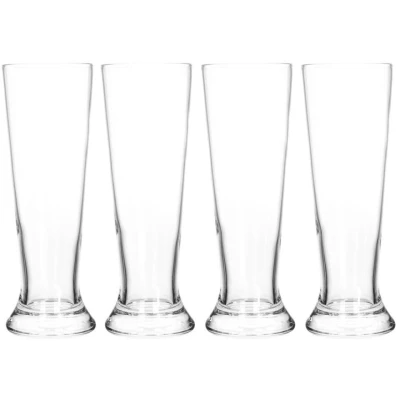 Afbeelding van Bierglazen 4 stuks glas 370 ml