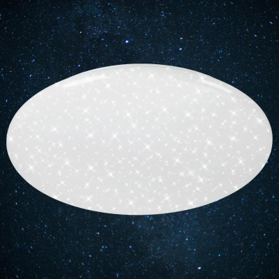 Afbeelding van Briloner Leuchten VERB Plafondlamp met sterrenhemel effect en afstandsbediening 50W Dimbaar