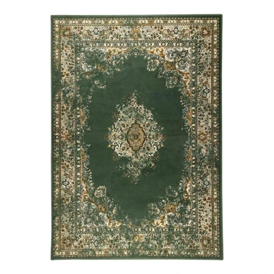 Afbeelding van Interieur05 Vintage Vloerkleed Keshan groen 240 x 330cm