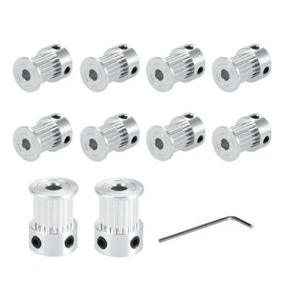 Afbeelding van Super Print GT2 Pulley Katrol 20 Teeth Tanden 5mm Bore Wheel for Voron 2.4 3D Printer 9mm/10mm Width Timing Belt.(10pcs)