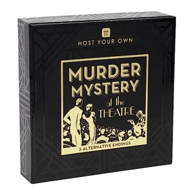 Afbeelding van Talking Tables Herbruikbaar moordmysteriespel voor volwassenen Kinderen vanaf 15 jaar 5 13 spelers 3 alternatieve eindes, Engelstalig spel, leuk na het diner, Kerstmis, cadeau