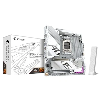 Afbeelding van GIGABYTE B850M A ELT WF6E ICE moederbord RAID, 2,5Gb LAN, WLAN, BT, Sound, µATX