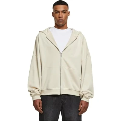 Afbeelding van Urban Classics 90&#039;S ZIP Sweater met rits, Heren, Maat: 4XL, Softseagrass