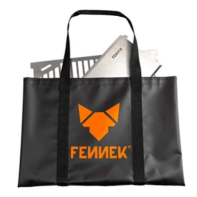 Afbeelding van FENNEK 2.0 Tas toebehoren voor de mobiele houtskoolgril van rvs met insteeksysteem en kamperen/trekking/camperleven, tuin outdoor grillplezier