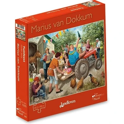 Afbeelding van Marius van Dokkum Puzzel Tuinfeest (1000 stukjes)