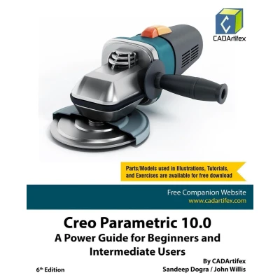 Afbeelding van Creo Parametric 10.0: A Power Guide for Beginners and Intermediate Users