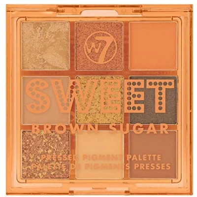 Afbeelding van W7 Pressed Pigment Oogschaduw Palette Sweet Brown Sugar