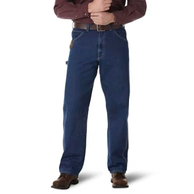 Afbeelding van Wrangler Werkbroek Riggs Workwear voor heren, blauw, 35W / 32L, Antiek indigo, x 32L