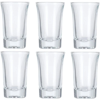 Afbeelding van Shotglazen/borrelglaasjes set van 24x st 40 ml glas transparant Shotglazen