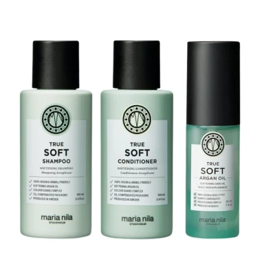 Afbeelding van Maria Nila True Soft Travelsize de Luxe Set 100ml + 30ml