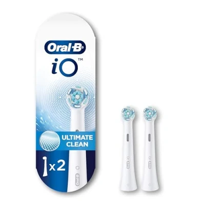 Afbeelding van Oral B io Ultimate Clean tandenborstelkoppen, 2 stuks