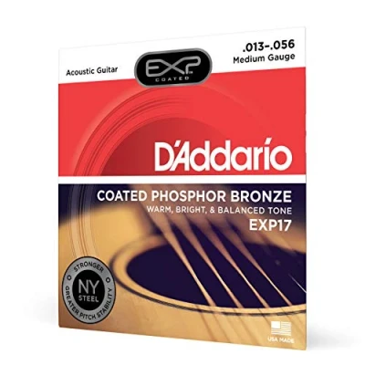 Afbeelding van D&#039;Addario EXP17 gecoate fosforbrons medium akoestische gitaar snaren