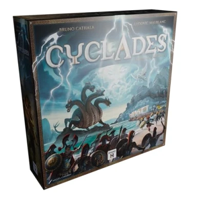 Afbeelding van Studio H Cycladen Strategiespel Duik in een mythologisch en fantastisch Griekenland Van 2 tot 6 spelers Vanaf 14 jaar.