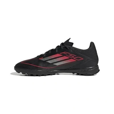 Afbeelding van adidas Performance F50 League TURF Voetbalschoenen voor kunstgras, Heren, Maat: 47 1/3, Core black/iron metallic/lucid red Textiel/ synthetisch
