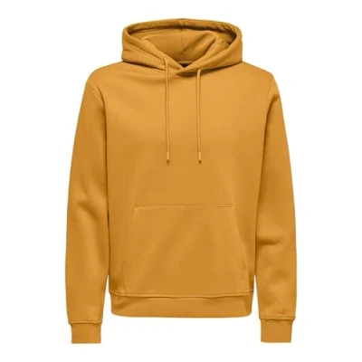 Afbeelding van ONLY &amp; SONS Onsconnor Reg Sweat Hoodie Noos capuchontrui voor heren, zonnebloem, M