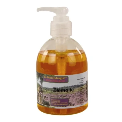 Afbeelding van Dierendrogist Zalmolie Met Dispenser 250ML