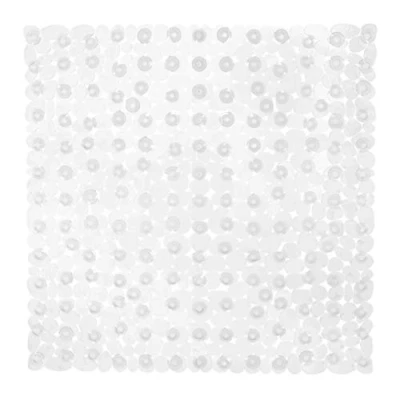 Afbeelding van Relaxdays anti slip douchemat antislipmat vierkant voor douche badmat doorzichtig