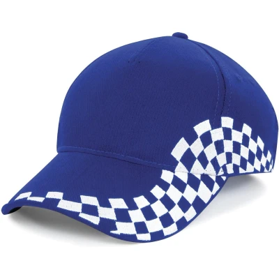 Afbeelding van Beechfield Grand Prix Cap B159 Bright Royal / White