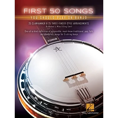 Afbeelding van Hal Leonard First 50 Songs You Should Play on banjo songboek voor