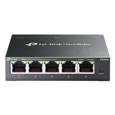 Afbeelding van TP Link Omada ES205G Managed Gigabit Ethernet (10/100/1000) Power over (PoE) Zwart