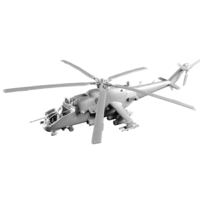 Afbeelding van 1:48 Trumpeter 05829 Mi 24P Hind F Helikopter Plastic Modelbouwpakket