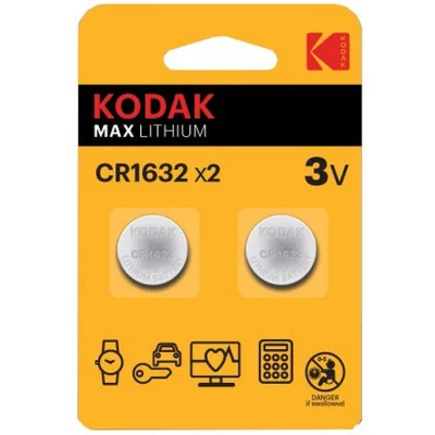 Afbeelding van KODAK Lithium Knoopcel CR1632 2 pack