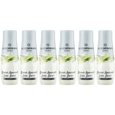 Afbeelding van SODASTREAM Concentraten Set van 6 suikervrije limonadeconcentraten Tot 54L drank 440 ml